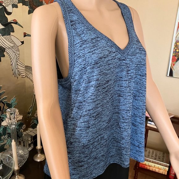 Rag & Bone Blue Multi Tank Sz Large NWT - Picture 4 of 6